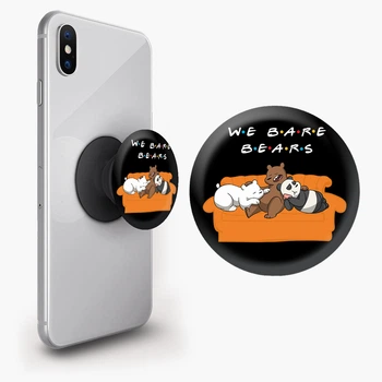 Попсокет (Popsockets) держатель для смартфона Вся правда о медведях (We Bare Bears) (8754-2890-BK) Черный