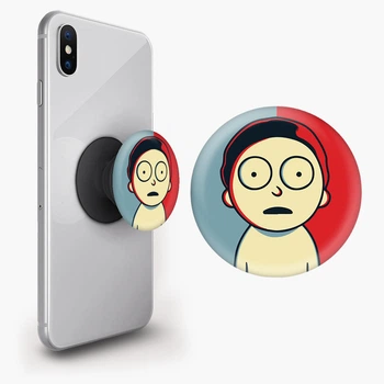 Попсокет (Popsockets) держатель для смартфона Рик Санчез Рик и Морты (Rick Sanchez Rick and Morty) (8754-2931-BK) Черный