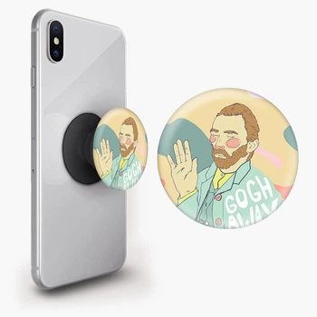 Попсокет (Popsockets) держатель для смартфона Винсент Ван Гог (Vincent van Gogh) (8754-2949-BK) Черный