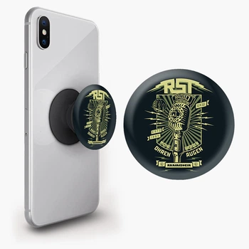 Попсокет (Popsockets) держатель для смартфона Рамштайн (8754-2024-BK) Черный
