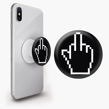 Попсокет (Popsockets) держатель для смартфона рука (8754-1399-WT) Белый