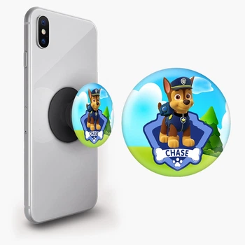 Попсокет (Popsockets) держатель для смартфона Щенячий патруль (PAW Patrol) (8754-1610-BK) Черный