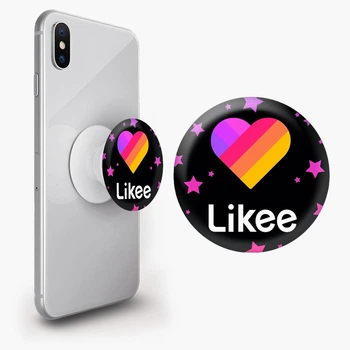 Попсокет (Popsockets) держатель для смартфона Лайк (Likee) (8754-1055-WT) Белый
