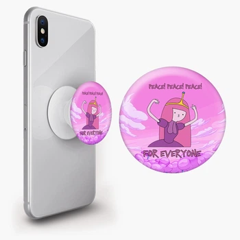 Попсокет (Popsockets) держатель для смартфона Принцесса бубльгум (Princess Bubblegum) (8754-1576-WT) Белый