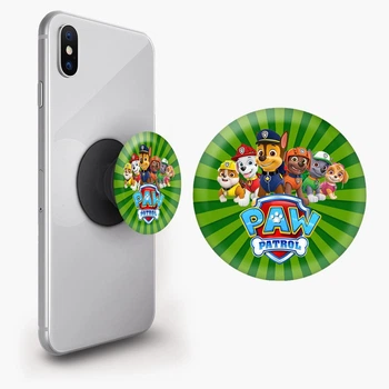 Попсокет (Popsockets) держатель для смартфона Щенячий патруль (PAW Patrol) (8754-1607-BK) Черный