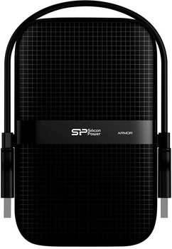 Жорсткий диск Silicon Power Armor A60 2 TB SP020TBPHDA60S3A 2.5 USB 3.2 External Black