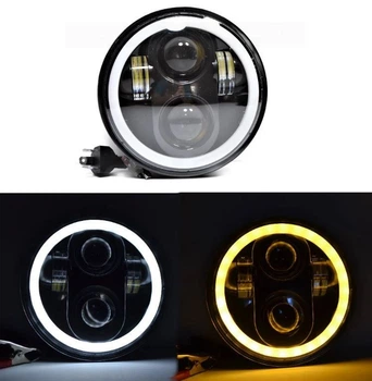 Штатні LED фари 2шт 90Вт на Нива, УАЗ 469, ВАЗ 2101, 2121, FJ Cruiser, мотоцикл, мото 7 дюйм