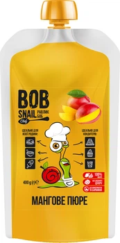 Натуральное манговое пюре Bob Snail 400г