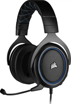 Геймерские проводные наушники Corsair HS50 Pro Stereo Blue (CA-9011217-EU) Over Stоск g4