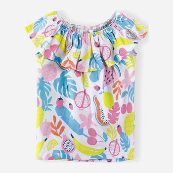Bluzka dziecięca dla dziewczynki 5.10.15 Urban Tropics 3I4055 104 cm Wielokolorowa (5902361981699)