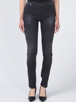 Jeansy slim fit damskie