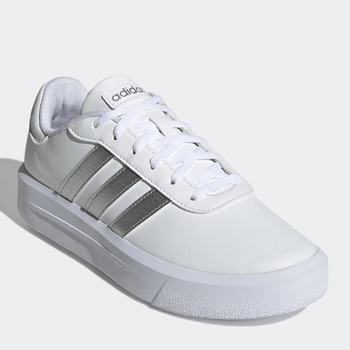 Damskie trampki Adidas Court Platform GV8996 40.5 (7UK) 25,5cm Low Top Cloud Białe/Srebrny Metalik/Białe (5904248842703)