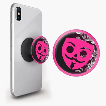 Попсокет (Popsockets) держатель для смартфона Бабл Квас (8754-3665-BK) Черный