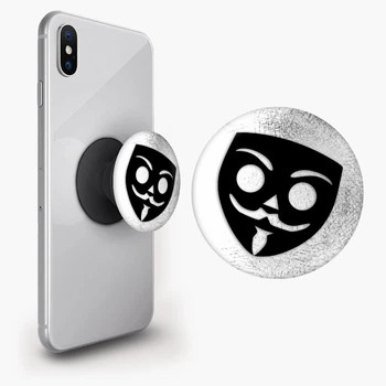 Попсокет (Popsockets) держатель для смартфона Бабл Квас(8754-3664-BK) Черный