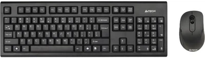 Zestaw bezprzewodowy klawiatura+mysz A4Tech 7100N Czarny (4711421871341)
