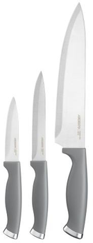 Набор ножей Ardesto Gemini Gourmet 3 предмета серый (AR2103GR)