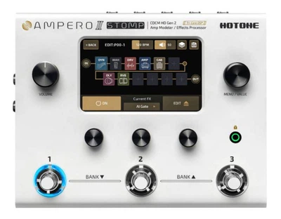 Гитарный процессор эффектов HOTONE AUDIO AMPERO II STOMP