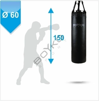 Мішок боксерський Boyko Sport на ланцюгах 60 см діаметрр 150 см висота ПВХ