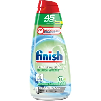 Гель для мытья посуды в посудомойке Finish Power All in One Gel 0% 900 мл (5908252000036)