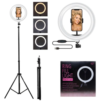 Набор блогера ACCLAB Led RING lamp 10inch with holder for mobile (1283126551970)