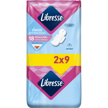 Прокладки гігієнічні Libresse Classic Protection Regular 18 шт. (7322541233604)