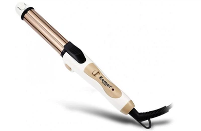 Мультистайлер утюжок гофре для волос Kemei KM-8851 стайлер складной многофункциональный Белый