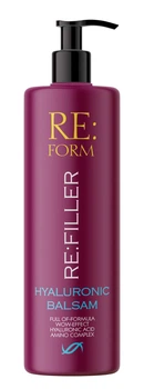 RE:FORM Гіалуроновий бальзам "RE:FILLER" об'єм і зволоження волосся, 400 мл