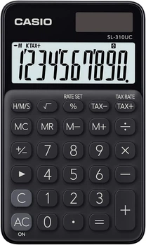 Карманный калькулятор Casio. Цвет: Черный