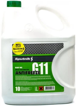 Антифриз Sputnik G11 зеленый 10 л (4823091500756)