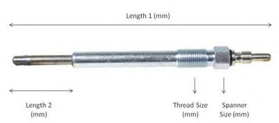 Свічка розжарювання LT 2.8TDI 98-02 (AGK/ATA)(11.5V) Lucas (LP103)