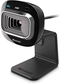 Веб-камера Microsoft LifeCam HD 720p с автоматическим контролем цвета и микрофоном