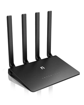 Бездротовий маршрутизатор для дому та офісу, Wi-Fi 5, дводіапазонний, гігабітні порти, чорний, 207.2 x 140 x 30.9 мм