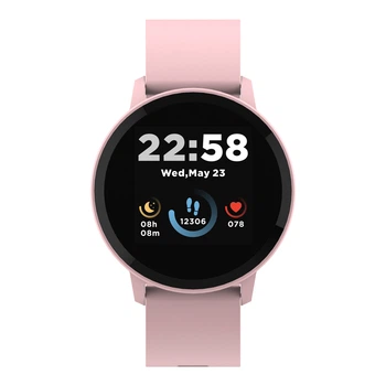Смарт-часовник Canyon CNS-SW63PP Lollypop с дисплеем 1.3" IPS, аккумулятор 180 мАч, Bluetooth 5.0 Розовый (CNS-SW63PP)