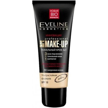 Тональный крем Eveline Cosmetics Art Professional 3в1 светло-бежевый 30 мл