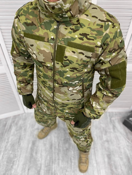 Зимовий тактичний костюм Softshell MultiCam Мультикам L