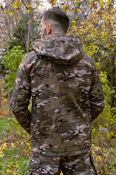 Тактична тепла куртка Soft Shell мультикам Logos 5248-07 XL