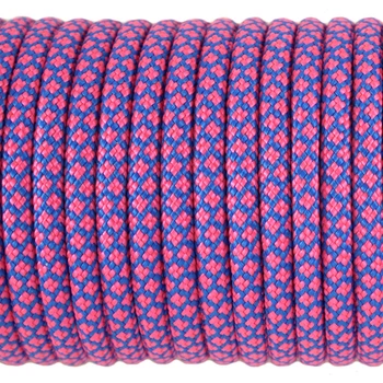 Шнур-паракорд (Paracord Type III 550 – 4 мм) Grid Simple Blue & Pink 179 30 м.