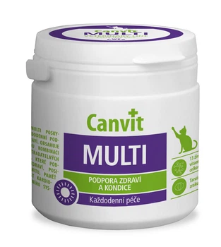 Витаминно-минеральный комплекс Canvit Multi для котов таблетки 100 шт