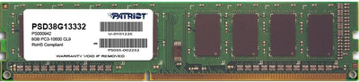 Оперативная память Patriot DDR3-1333 8192MB PC3-10600 Signature Line (PSD38G13332)