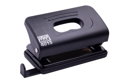 Діркопробивач Buromax пластиковий, до 10 аркушів, 120х58х59мм, чорний BM.4015-01