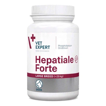 Пищевая добавка VetExpert Hepatiale Forte Large Breed для поддержания функций печени у собак больших пород 40 табл