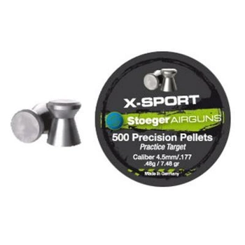 Кульки Stoeger X-Sport Flat 4.5 мм/177 0.48 g (500шт.) (98814500014)