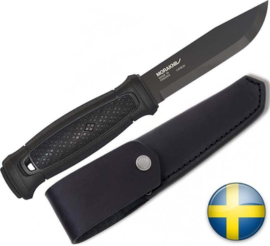 Туристический нож Morakniv Garberg Carbon для охоты и рыбалки Black