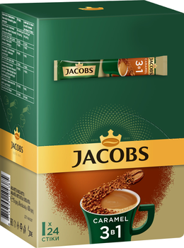 Кофейный напиток Jacobs Monarch 3в1 FD Caramel 15 г х 24 шт (8714599104385)