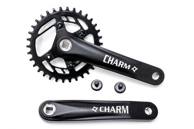 Шатун PROWHEEL CHARM-34T, L175мм. під квадрат чорний (CHW-243)