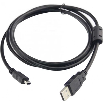 Кабель с ферритом USB AM-mini BM 5pin Value S0397 1.8м черный