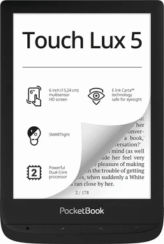 Электронная книга 6" PocketBook Touch Lux 5 8Gb Wi-Fi Черная