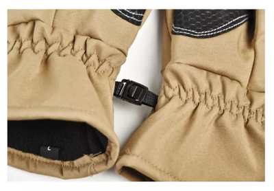 Тактические перчатки зимние военные, армейские зимние перчатки ВСУ хаки размер XL