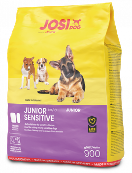 Сухой корм Josera JosiDog Junior Sensitive для молодых с чувствительным пищеварением собак 900 г