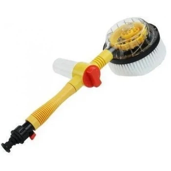 Вращающаяся щетка - насадка для шланга с емкостью для моющего Water Blast Cleaner Roto Brush